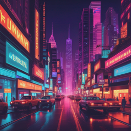 City Lights AI music